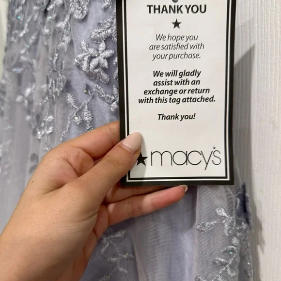 Beautiful Blue Gray CinderellaGown